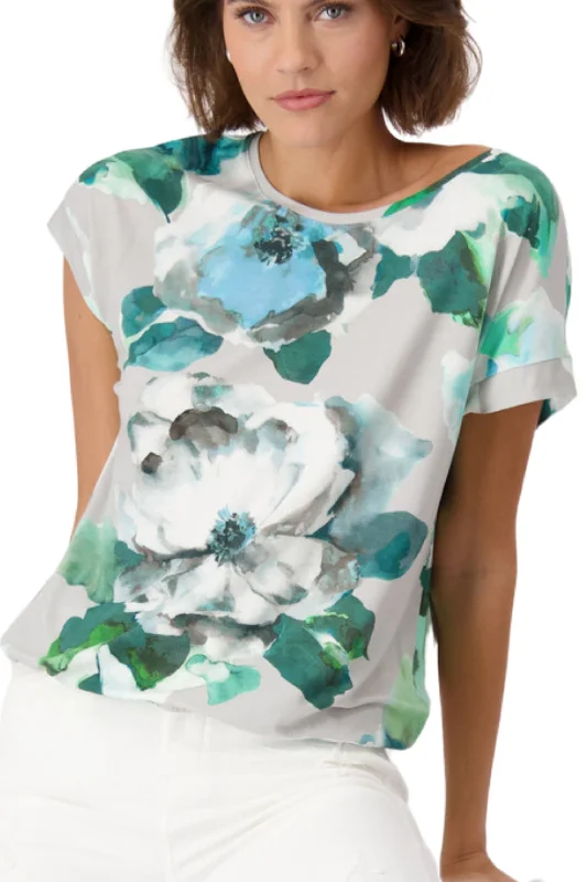 FLORAL TEE - 408356MNR