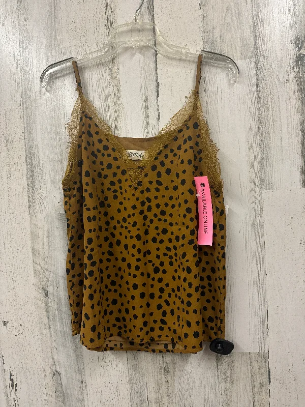 Animal Print Top Sleeveless Listicle, Size S