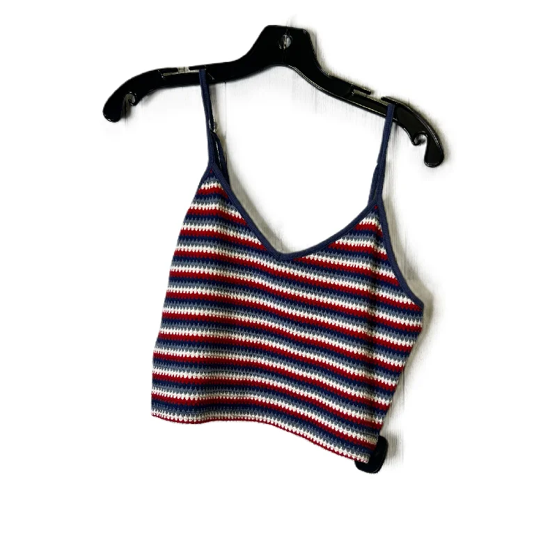 Blue & Red & White Top Sleeveless By Rip Curl, Size: Xl