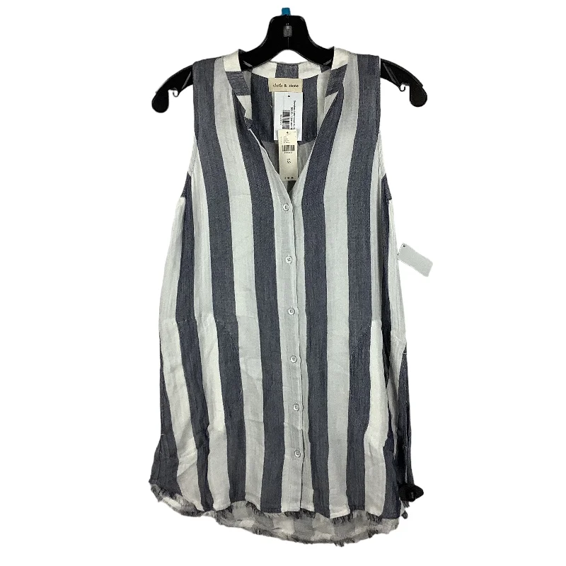 Striped Pattern Top Sleeveless Cloth & Stone, Size Xs