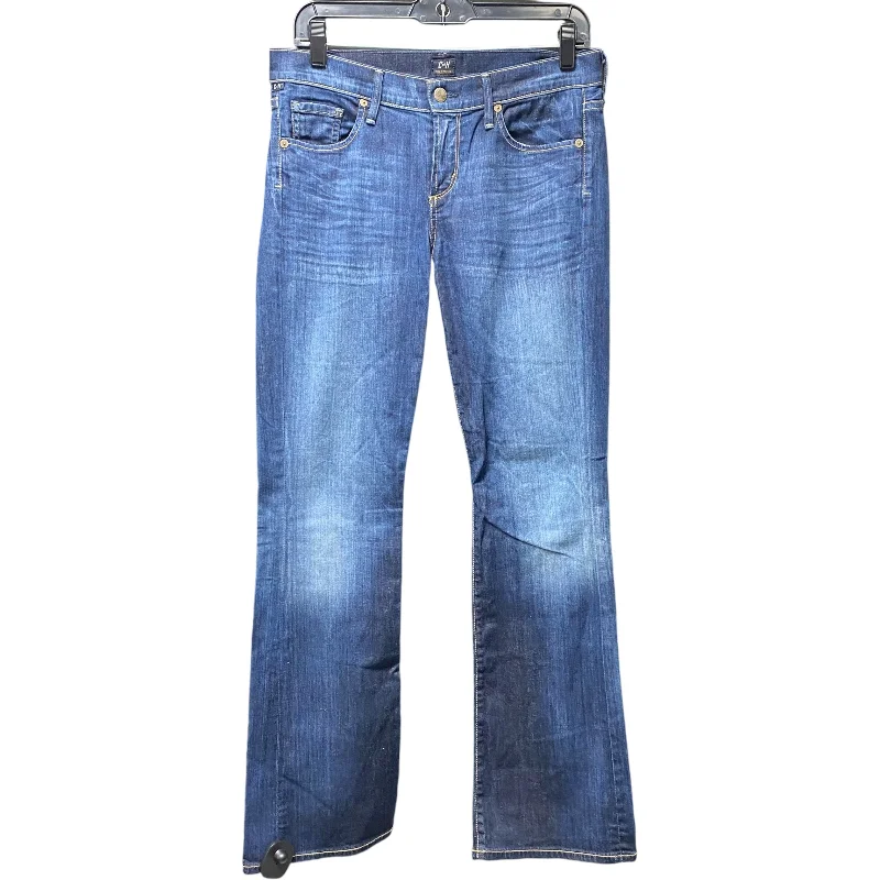 Jeans Flared By Citizens Of Humanity In Blue Denim, Size: 8