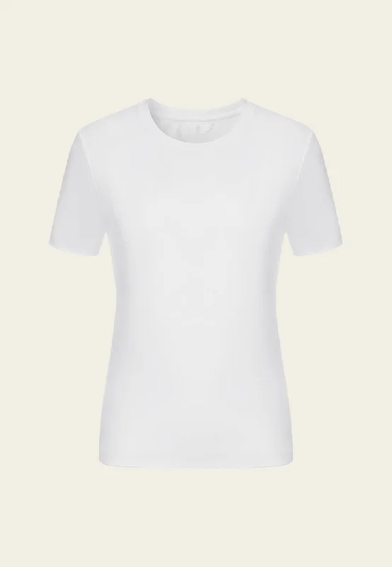 Cotton Jersey White Shirt