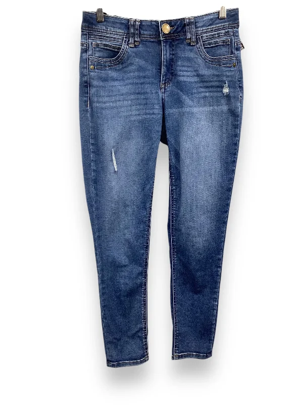 Jeans Straight By Democracy In Blue Denim, Size: 4