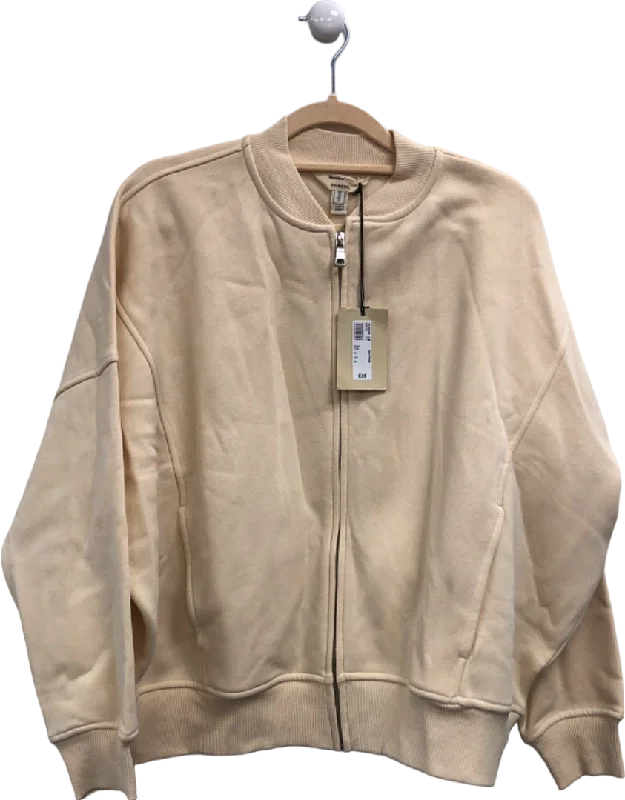 River Island Beige Relaxed Sweatshirt UK S