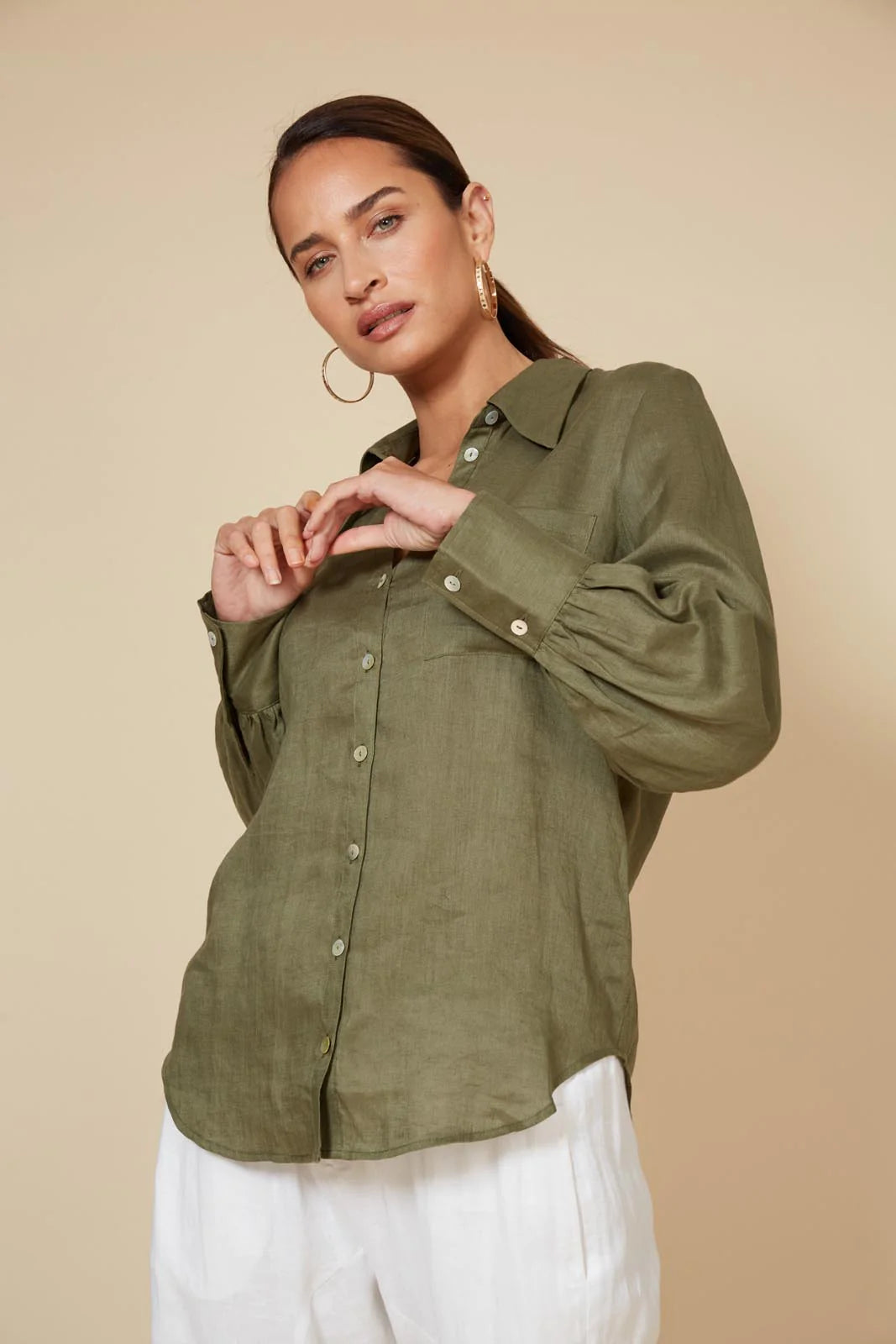 Studio Shirt Khaki