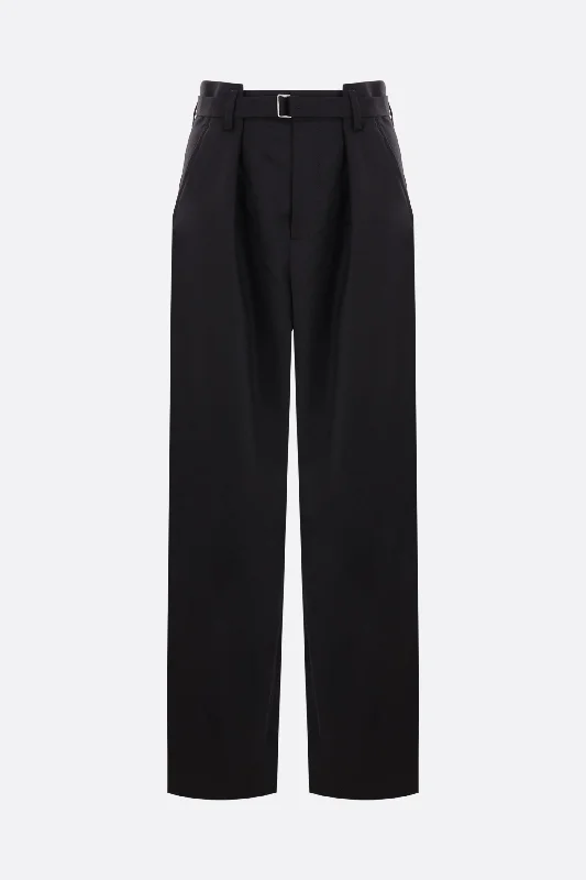 Linna twill oversize trousers