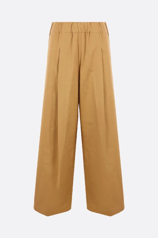 Pila wide-leg cotton trousers