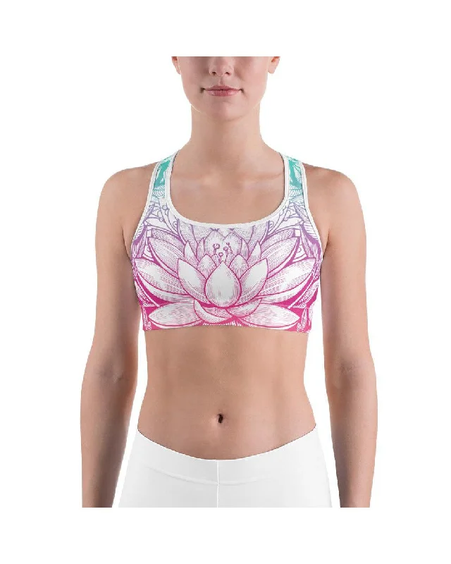 Bright Lotus Sports bra