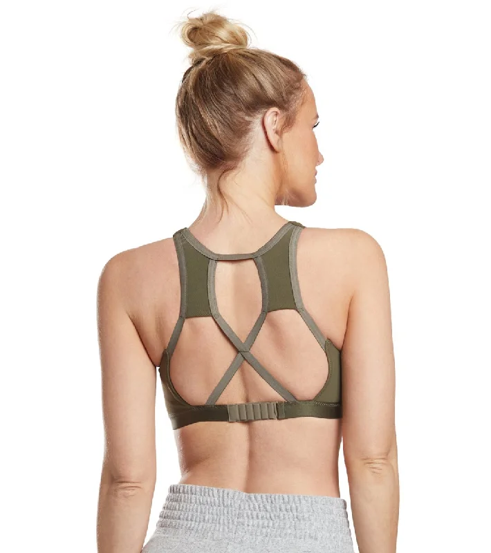 Free People Formation Yoga Sports Bra Army