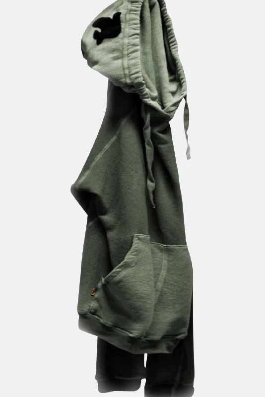 FreeCity SuperYumm Oversized Big Hoodie Bag Green