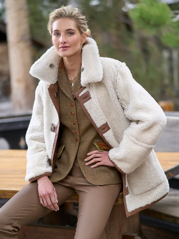 Marah Reversible Shearling Coat