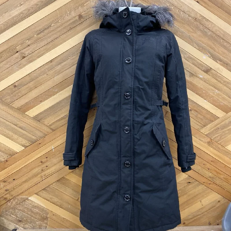 The North Face - Women's Belted Down Parka - MSRP comp $460: Black -women-XS