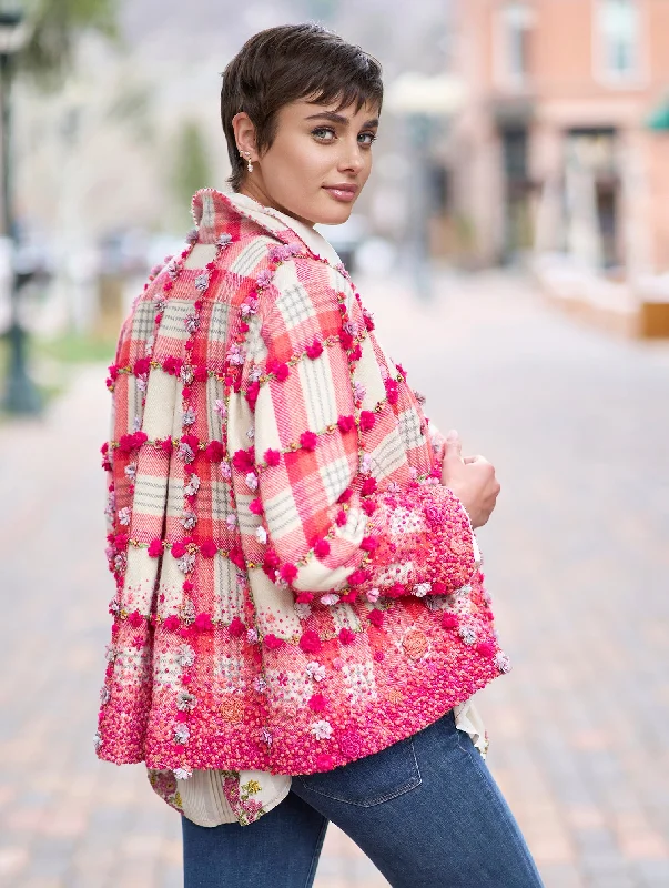 Zahra Floral Check Jacket