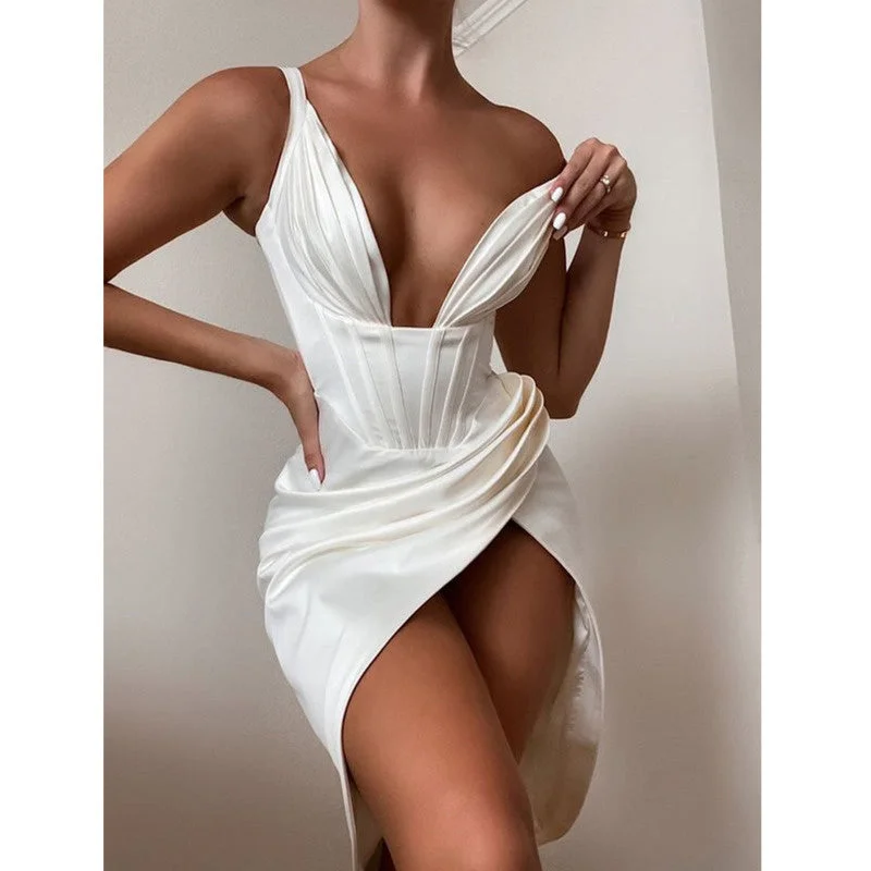 Women Robe Summer Sexy Dress Evening Club Night Dresses