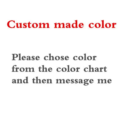 Custom made color